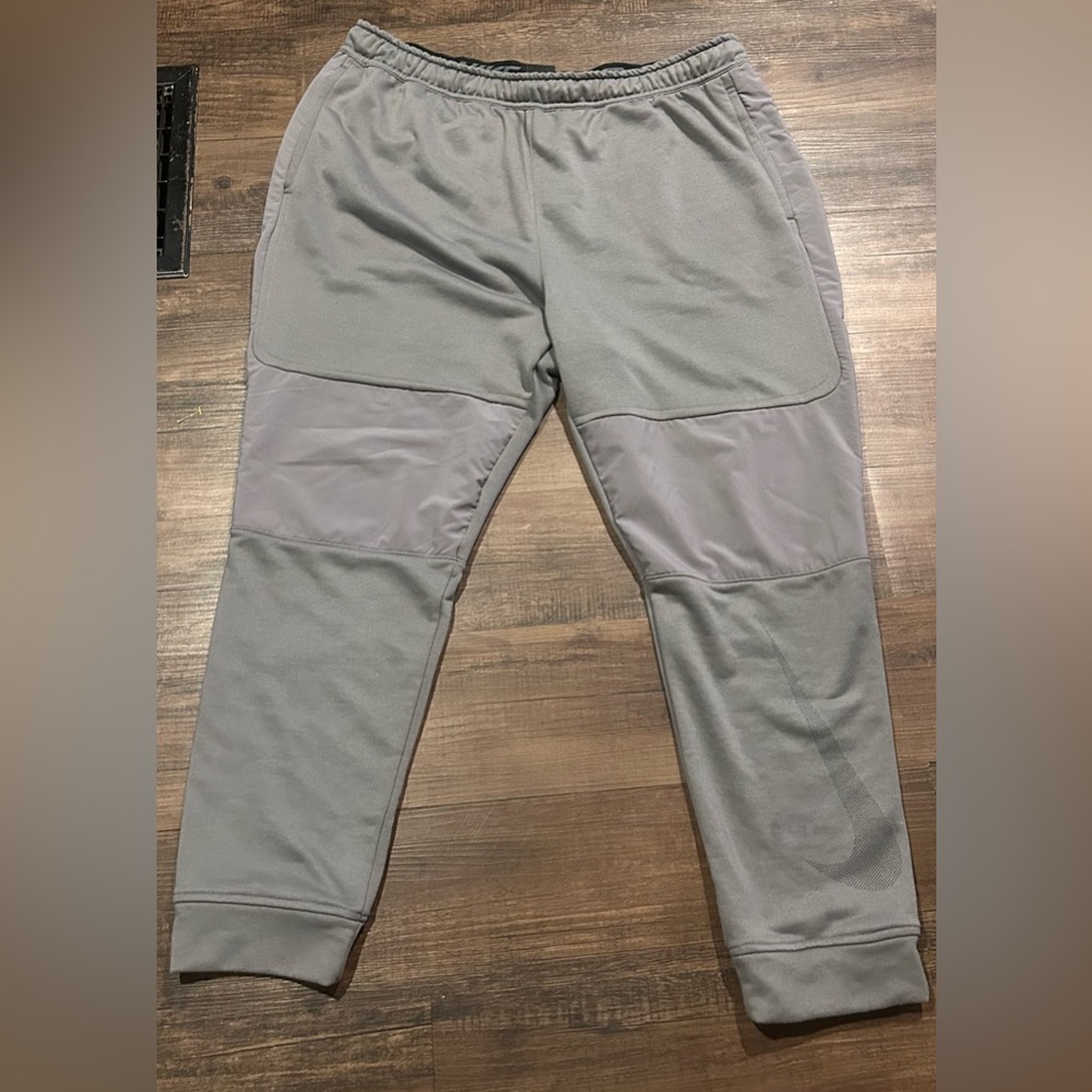 Nike Joggers Mens XXL 2XL Grey Color Block Project X Dry Training Pants